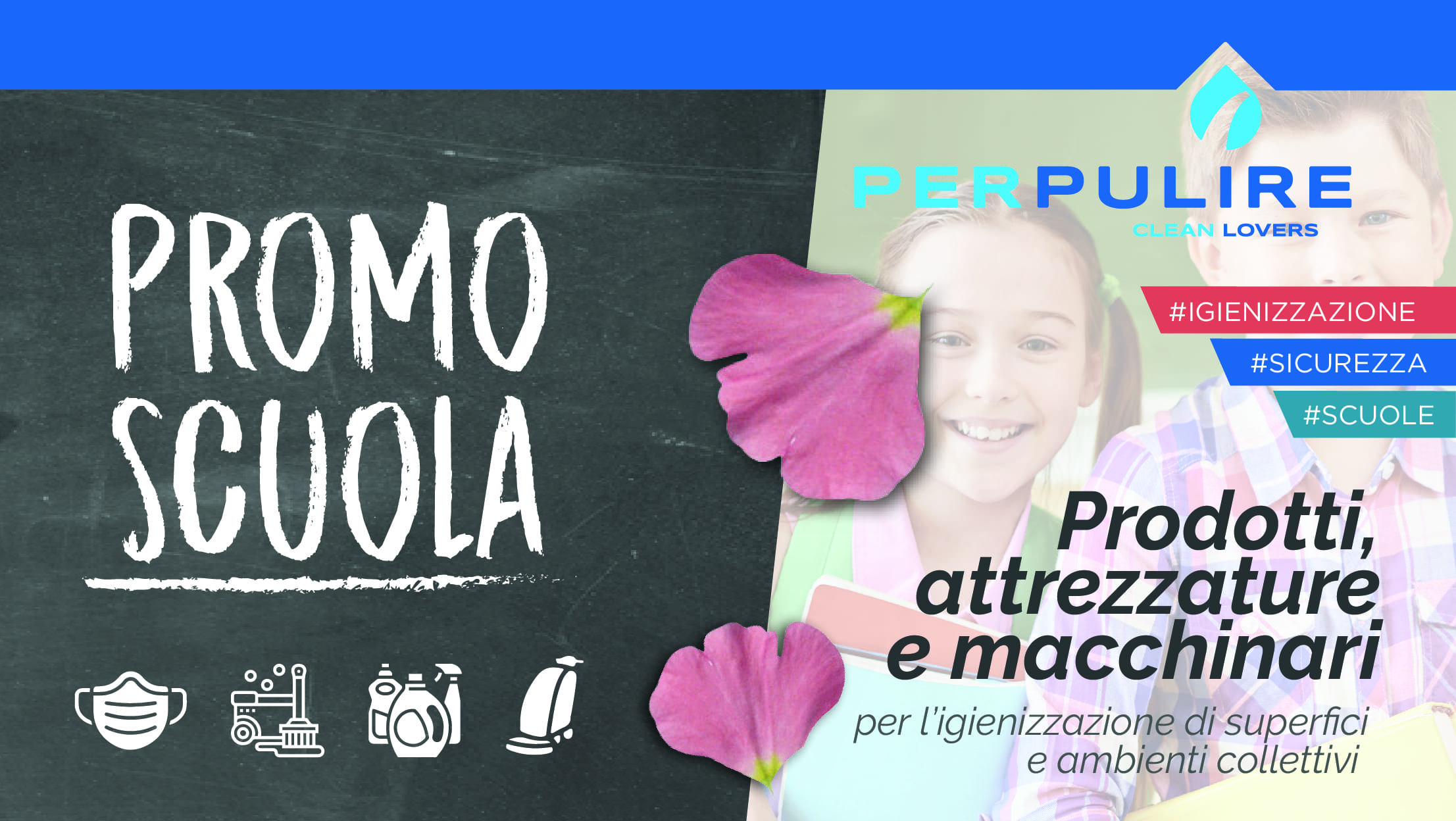Scopri i prodotti per la pulizia delle scuole - promo settembre 2023