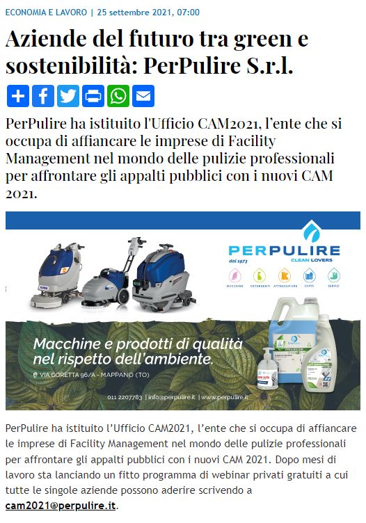 PerPulire azienda green