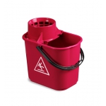 ATTREZZATURE PULIZIA | SECCHIO EASY LT 14 ROSSO CON STRIZZINO - TTS